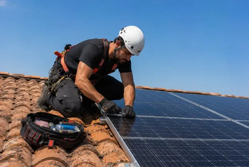 Maintenance et monitoring de panneaux solaires à Carlus