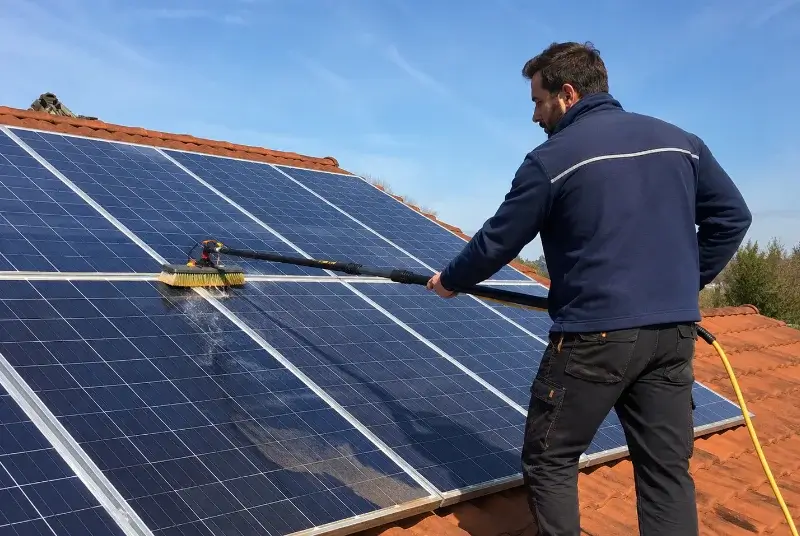 Nettoyage et entretien de panneaux solaires à Carlus